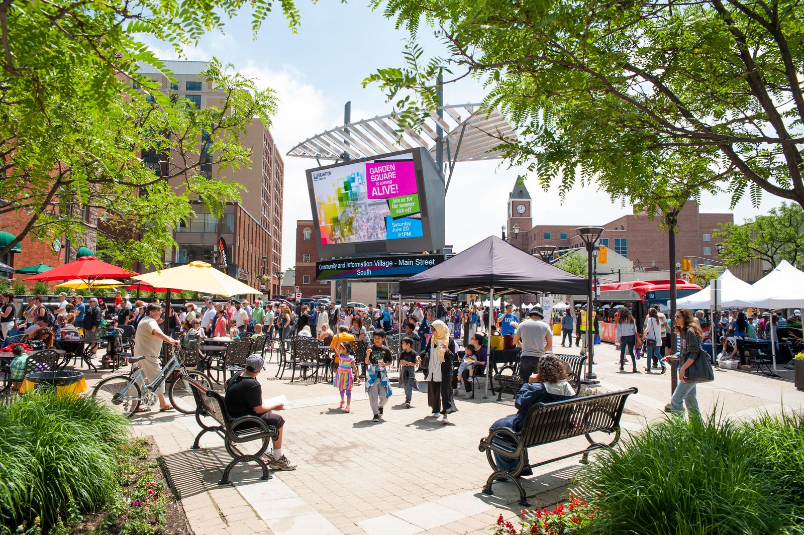 Main Street in downtown Brampton